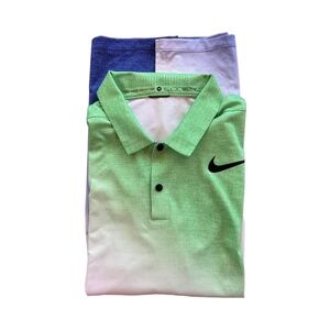 Nike Tiger Woods Dri-Fit Shirt Mens Size Medium Collared Polo Sporty Golf
